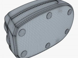 Generic Gaming Steering Wheel with Pedals and Shifter M 1 3D Model