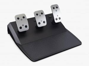 Generic Gaming Steering Wheel with Pedals and Shifter M 1 3D Model