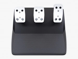 Generic Gaming Steering Wheel with Pedals and Shifter M 1 3D Model