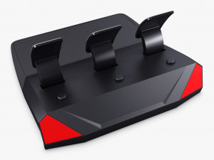 Generic Gaming Steering Wheel with Pedals and Shifter M 1 3D मॉडल
