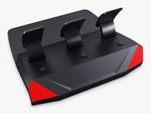 Generic Gaming Steering Wheel with Pedals and Shifter M 1 3D Model
