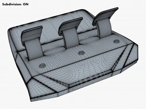 Generic Gaming Steering Wheel with Pedals and Shifter M 1 3D Model