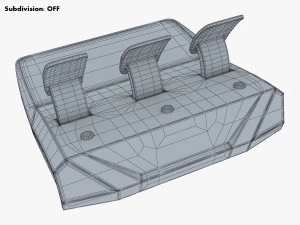 Generic Gaming Steering Wheel with Pedals and Shifter M 1 3D Model