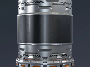 Sci Fi Container M 1 3D Model