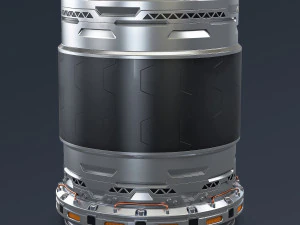 Sci Fi Container M 1 3D Model