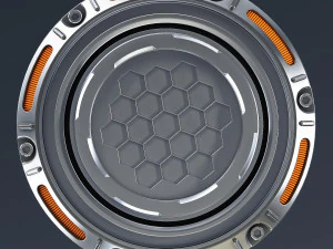 Sci Fi Container M 1 3D Model