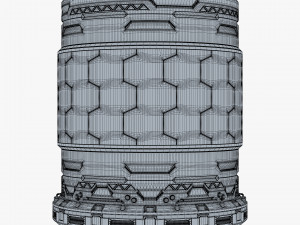 Sci Fi Container M 1 3D Model