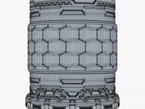 Sci Fi Container M 1 3D Model