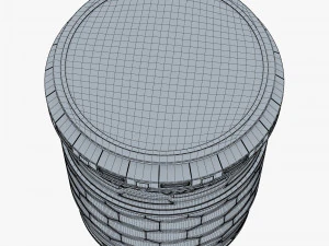 Sci Fi Container M 1 3D Model