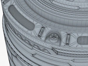 Sci Fi Container M 1 3D Model