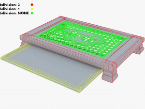 Chinese Tea Table Chaban M 1 3D Model