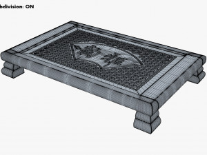 Chinese Tea Table Chaban M 1 3Dモデル