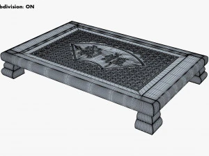 Chinese Tea Table Chaban M 1 3D Model