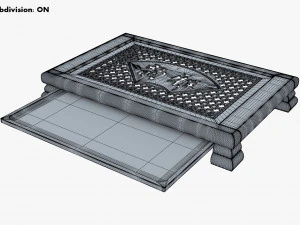 Chinese Tea Table Chaban M 1 3D Model