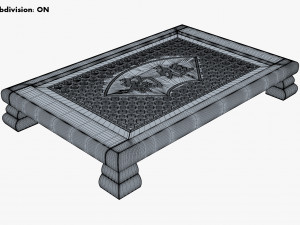 Chinese Tea Table Chaban M 1 3Dモデル