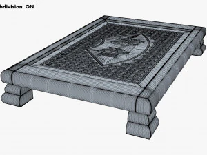 Chinese Tea Table Chaban M 1 3D Model