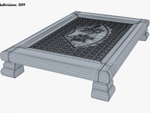Chinese Tea Table Chaban M 1 3Dモデル