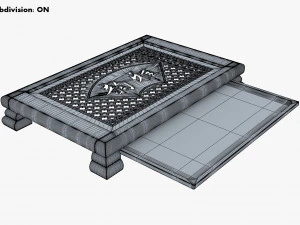 Chinese Tea Table Chaban M 1 3D Model