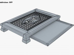 Chinese Tea Table Chaban M 1 3D Model