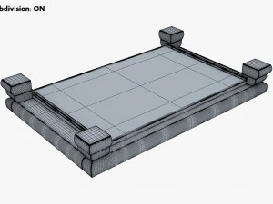 Chinese Tea Table Chaban M 1 3D Model