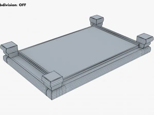 Chinese Tea Table Chaban M 1 3D Model