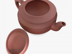 Clay Teapot 350ml M 1 3D-Modell
