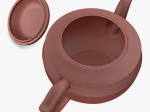 Clay Teapot 350ml M 1 3D-Modell