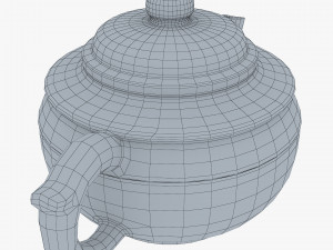 Clay Teapot 350ml M 1 3D-Modell