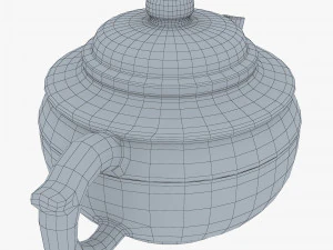 Clay Teapot 350ml M 1 3D Model
