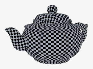 Clay Teapot 350ml M 1 3D-Modell