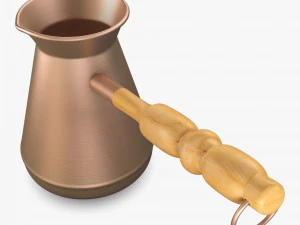 Turkish Coffee Pot M 1 3D Model