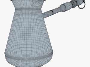 Turkish Coffee Pot M 1 3D Model