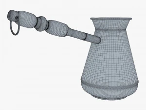 Turkish Coffee Pot M 1 3D Model