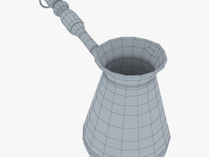 Turkish Coffee Pot M 1 3D Model