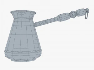 Turkish Coffee Pot M 1 3D Model
