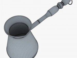 Turkish Coffee Pot M 1 3D Model