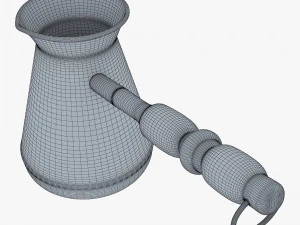 Turkish Coffee Pot M 1 3D Model