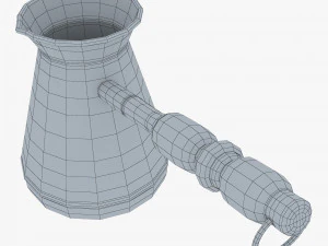 Turkish Coffee Pot M 1 3D Model