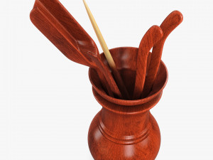 Ceremony Tea Tool Set M 1 3D Модель