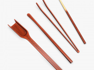 Ceremony Tea Tool Set M 1 3D Модель
