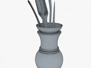 Ceremony Tea Tool Set M 1 3D Model