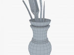Ceremony Tea Tool Set M 1 3D Model
