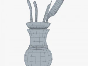 Ceremony Tea Tool Set M 1 3D Model