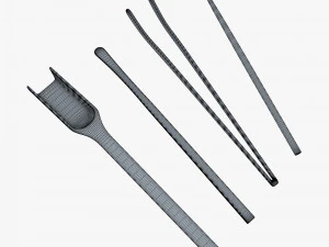 Ceremony Tea Tool Set M 1 3D Model