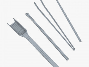 Ceremony Tea Tool Set M 1 3D Модель