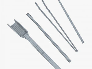 Ceremony Tea Tool Set M 1 3D Model