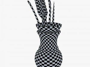 Ceremony Tea Tool Set M 1 3D Model