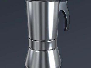 Cafeteira Geyser 450ml M 1 Modelo 3D