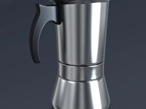 Cafeteira Geyser 450ml M 1 Modelo 3D
