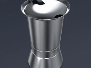 Cafeteira Geyser 450ml M 1 Modelo 3D